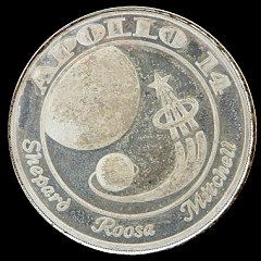Apollo 14 Franklin Mint medallion