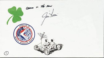 Apollo 15 flown Shamrock cover