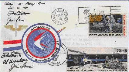 Apollo 15 flown Sieger cover