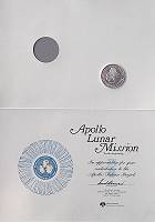 Apollo 8 Manned Flight Awareness medallion presentation