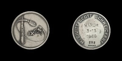 Apollo 9 Robbins medallion