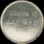 Gemini 10 Fliteline medallion back