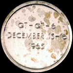 Gemini 6 Fliteline medallion back