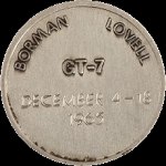 Gemini 7 Fliteline medallion back
