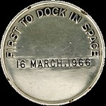 Gemini 8 Fliteline medallion back