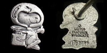 Silver Snoopy pin variant 13