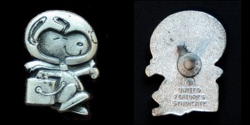 Silver Snoopy pin variant 16
