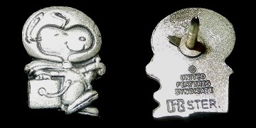 Silver Snoopy pin variant 22