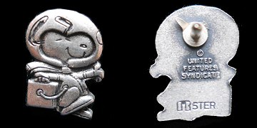 Silver Snoopy pin variant 35