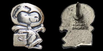 Silver Snoopy pin variant 60