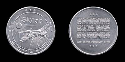 Skylab Manned Flight Awareness medallion